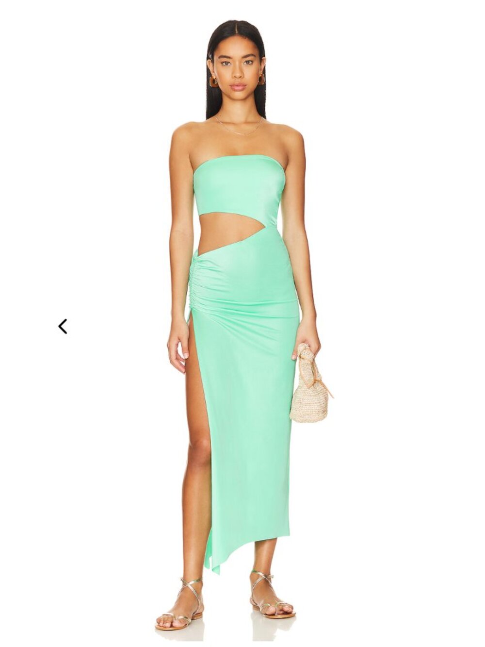 NWOT Agua Bendita x REVOLVE Gwen Dress strapless, cut out, pastel, stretchy